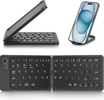 GearUP B023 Rechargeable Ultra Slim Folding Pocket Bluetooth Keyboard_img_1