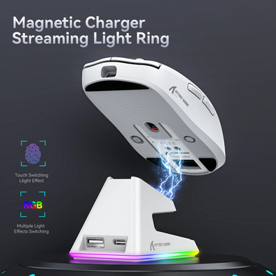 Attack Shark X6 PAW3395 Tri-Mode Wireless Gaming Mouse with DOCK_img_2