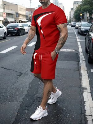 Combo Half T-Shirt And 3 Quarter Pants For Man_img_1