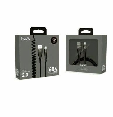 HAVIT H684 1.2M 2.0A Lightning Data & Charging Cable For IPhone ._img_1