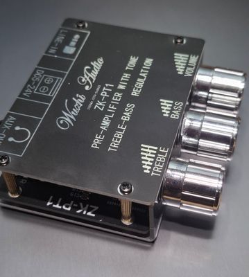 ZK-PT1 Bluetooth 5.0 Decoder Board Dual Channel Stereo Low Noise High and Low Tone Pre Amplifier Board_img_5