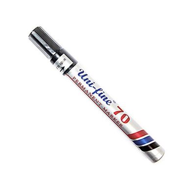 Uni Fine 70 Permanent Marker Black 1pcs_img_0