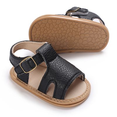 Baby Boy Anti Slip Sole Leather Crib Sandals ( 6-18 months)_img_2