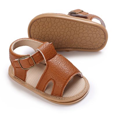 Baby Boy Anti Slip Sole Leather Crib Sandals ( 6-18 months)_img_4