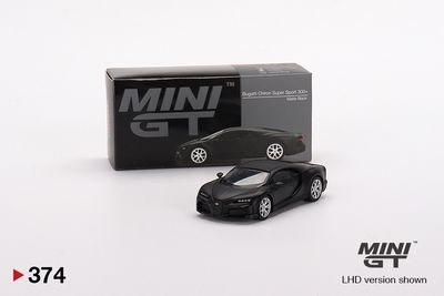 Mini GT 374 Bugatti Chiron Super Sport 300+ Matte Black_img_0