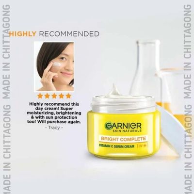 Garnier Bright Complete Vitamin C Serum Cream UV, 45g_img_6