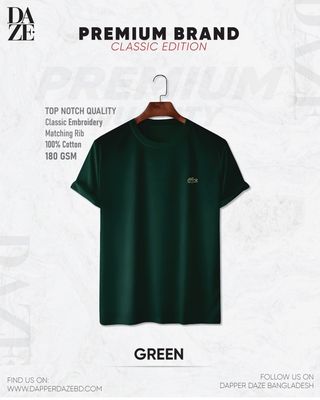 LC13 Bottle Green Premium Brand T-Shirt_img_0