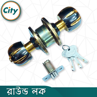 প্রিমিয়াম কোয়ালিটি রাউন্ড লক কাঠের দরজার লক সিলিন্ড্রিক্যাল লক ডাবল সাইডেড রুম ডোর লক_img_3