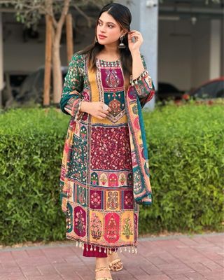 ,.Ziya Digital printed 3 Piece_img_4