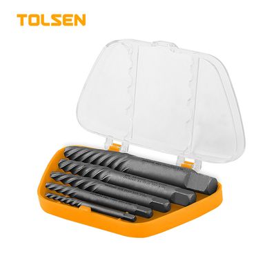 Tolsen 5Pcs Screw Extractor Set (Size: 1# , 2#, 3#, 4#, 5#) Model: 33505_img_0