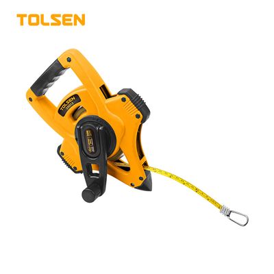 Tolsen 100ft Steel Measuring Tape (100ft x 1/2) Metric and Inch Model: 35013_img_0