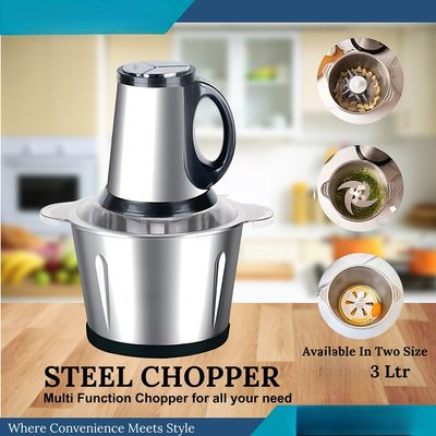 Bajaj 2000 watt high Power Stainless Steel Material High Quality and Powerfull Food Chopper Grinders_img_0
