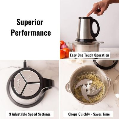 Bajaj 2000 watt high Power Stainless Steel Material High Quality and Powerfull Food Chopper Grinders_img_1