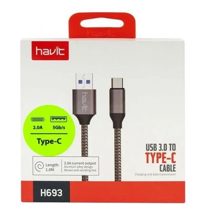 HAVIT H693 Data & Charging Cable (USB 3.0 To Type-C) ._img_1