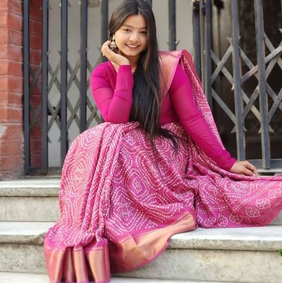 Gadwal Joripal Chunri silk With blous_img_0