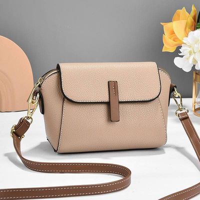 New Pu Leather Single Shoulder Niche Light Luxury Women's Bag._img_3