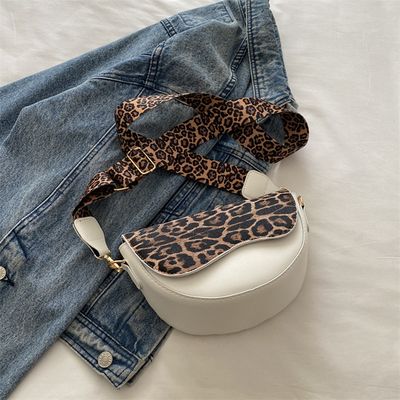 Leopard print shoulder messenger bag_img_9