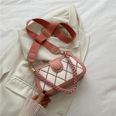 Casual Ins Texture Messenger Bag_img_9
