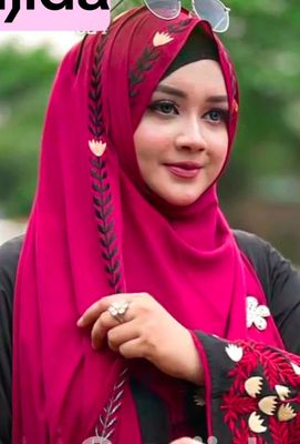 Dubai Cherry Embroidery Hijab_img_0