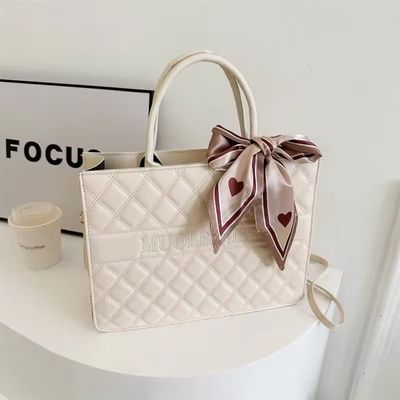 Korean Style Gentle Temperament Silk Scarf Handbag_img_2