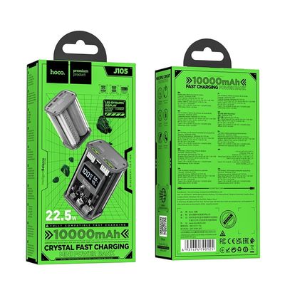 Hoco J105 22.5W Crystal Fast Charging Power Bank 10000 mAh_img_0