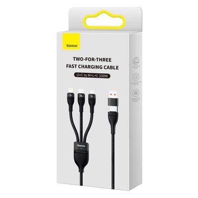 Baseus Two-for-Three Fast Charging Cable 100W ._img_1