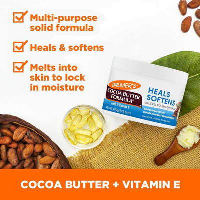 Palmer's Cocoa Butter Formula Daily Skin Therapy Solid Lotion with Vitamin E, 100g_img_4