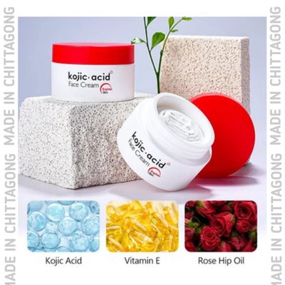 Kojic Acid Deep Nourishment Brightening Anti-Ageing Moisturizing Skin Care Face Cream 50 gm_img_2