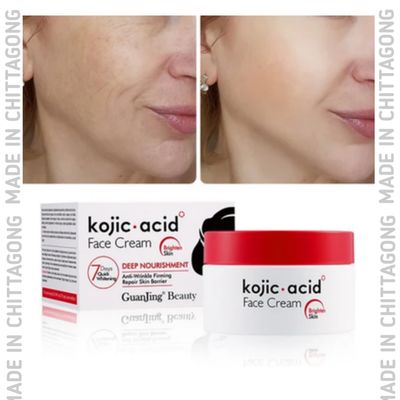 Kojic Acid Deep Nourishment Brightening Anti-Ageing Moisturizing Skin Care Face Cream 50 gm_img_4