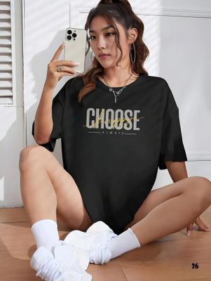 Always Choose happily Drop Shoulder T-shirt - 26_img_1