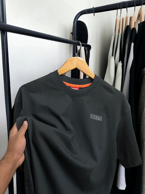 Oversized T-shirt in grey with city print on the back_img_1