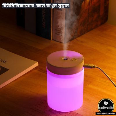 Colorful Humidifier Ultrasonic Mini Aromatherapy Diffuser USB  Mist Spraye_img_1
