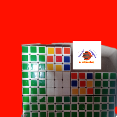 Exclusive Plastic Rubik's Cube( Small Size) - Multi-color,magic speed cube mini size 1 pes_img_1