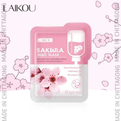 Laikou Sakura Mud Mask (5g)_img_1