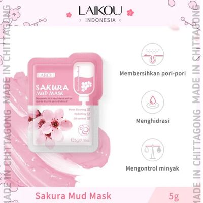 Laikou Sakura Mud Mask (5g)_img_2