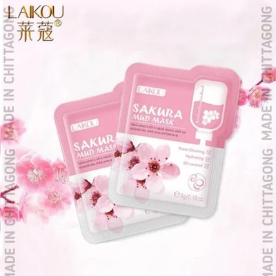 Laikou Sakura Mud Mask (5g)_img_4