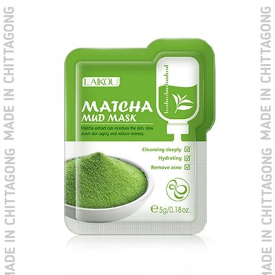 Laikou Matcha Mud Mask – 5 gm_img_0