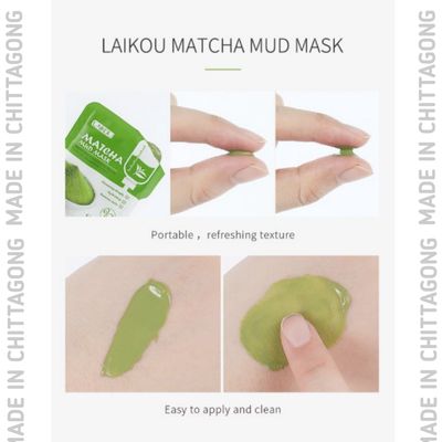 Laikou Matcha Mud Mask – 5 gm_img_1