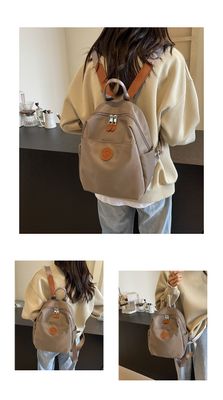 2025 New Hot Women's Backpacks Designer High Quality Soft Nylon Simple Fashion Bag_img_1
