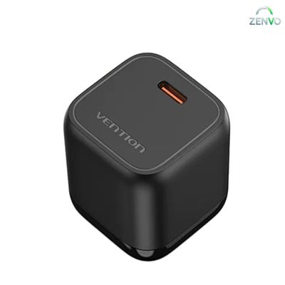 VENTION FAKB0-EU 30W USB-C GaN Charger – Black_img_0