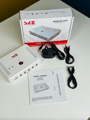 SKE SK616 Mini UPS For Wifi Router + ONU + IP Cam/CC Cam ( 13,200mAh With 5 Output)_img_1