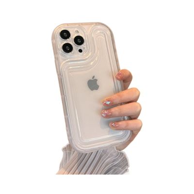 White Pearl Transparent Hybrid Case_img_2