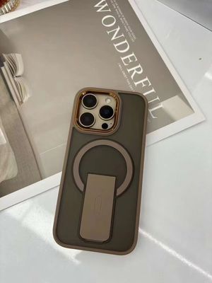 Individual Fold Stand Metal Camera Bump Matte Case