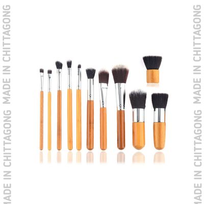 Bamboo Professional Makeup Brush Set 11 Pcs_img_1