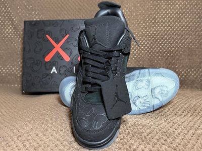 Kaws X Jordan 4 Retro Black (1:1)_img_3