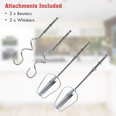 Scarlett Electric Egg Beater & Mixer – Cake & Cream Whisker (White)_img_2