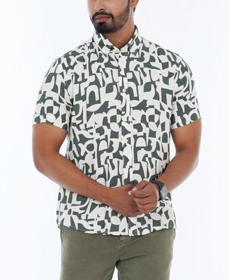 Men's Lightweight Viscose Short Sleeve Button-Up Casual Shirts_img_6