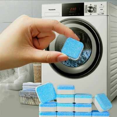12Pcs Washing Machine Cleaner Deep Cleaning Descale Tablet Remove Stains Cleaning Tablets for All Washing Machines_img_0