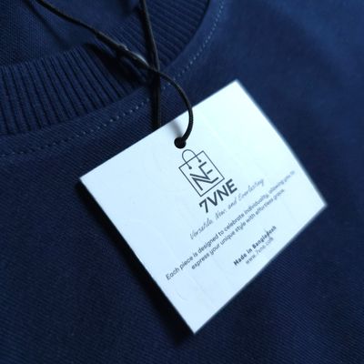 Solid (Dark Navy) Oversized Premium Drop Shoulder T-shirt_img_4