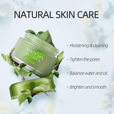 Laikou Green Tea Matcha Mud Facial Mask 85g_img_0